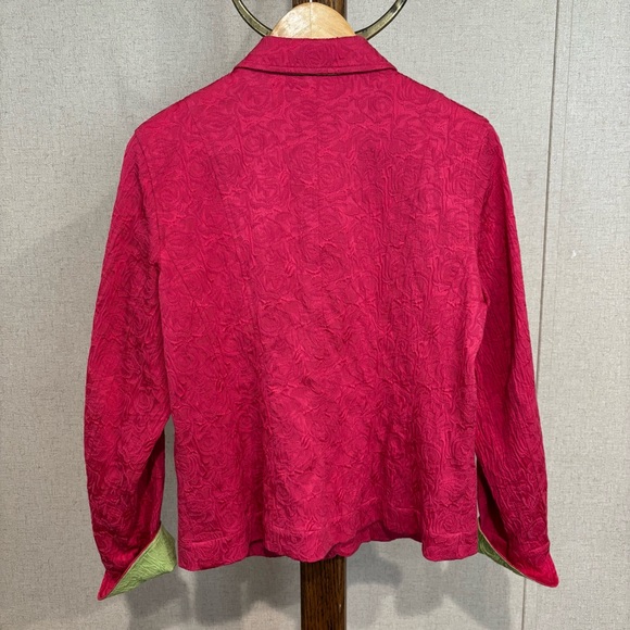 Coldwater Creek Caribbean Women's Red Jacket Size 10 - Picture 4 of 5